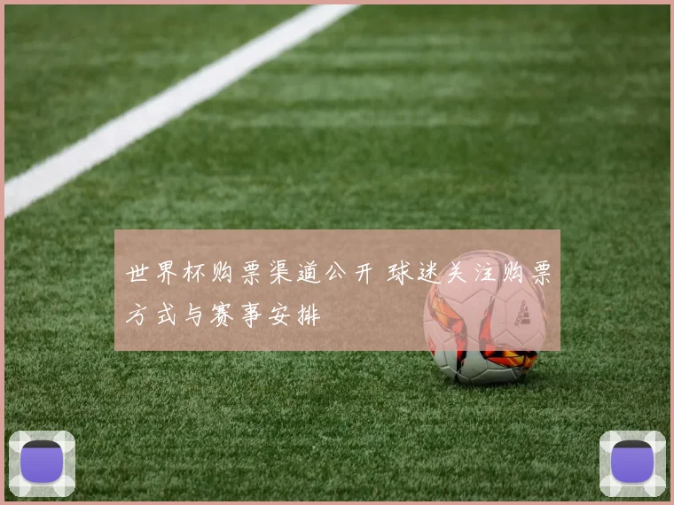 世界杯购票渠道公开 球迷关注购票方式与赛事安排